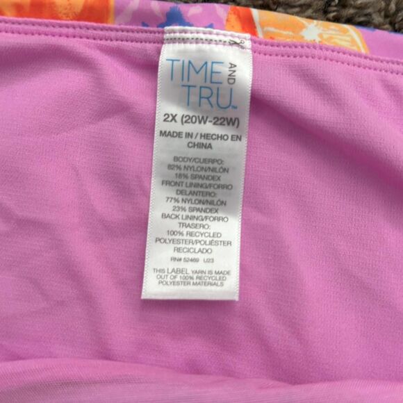Time-and-tru Women's multi Bikini-and-tankini-bottoms - Picture 4 of 4